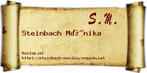Steinbach Mónika névjegykártya